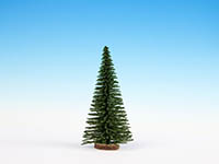 030-4019822 - H0 Deko-Tannenbaum mit Holzfuß - 14 cm